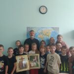Священник Роман Жирнов встретился со школьниками г. Городище